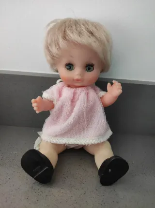 Muñeca beby Mocosin años 70