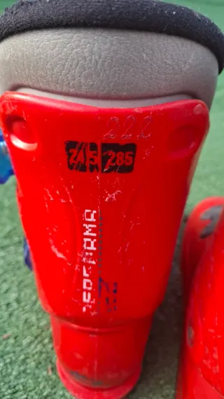 Botas de esquí rojas Salomon 285mm talla 38