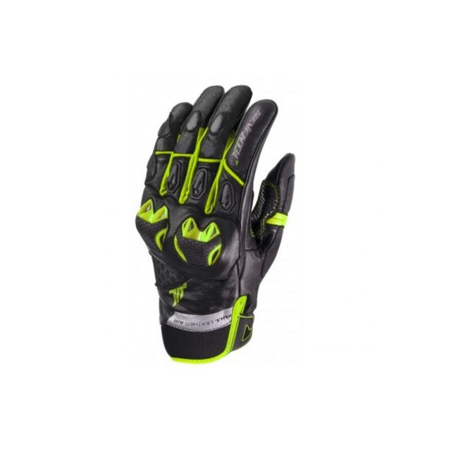 Guantes Moto Verano Negro Fluor Talla L