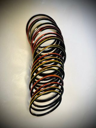 Bracciali in vetro colorati