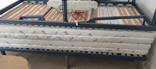 2 Camas Articuladas 90cm con Colchones