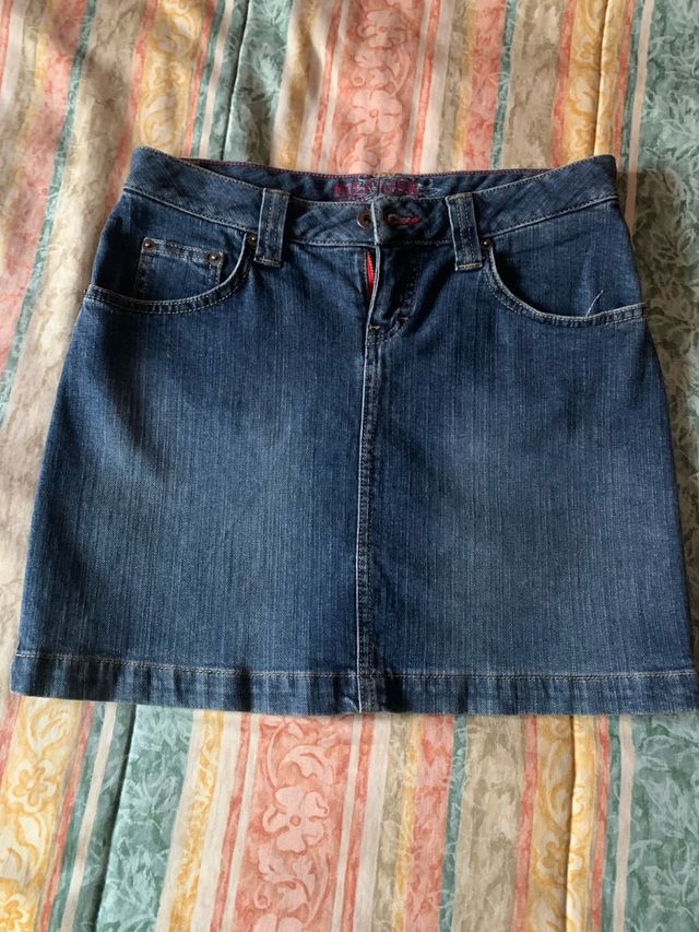 Minifalda vaquera Tommy Hilfiger azul