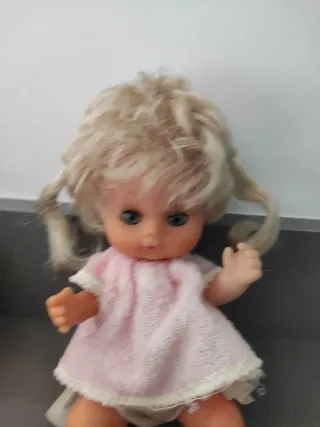 Muñeca Baby Mocosin años 70 