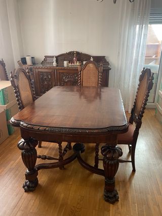 Comedor antiguo madera