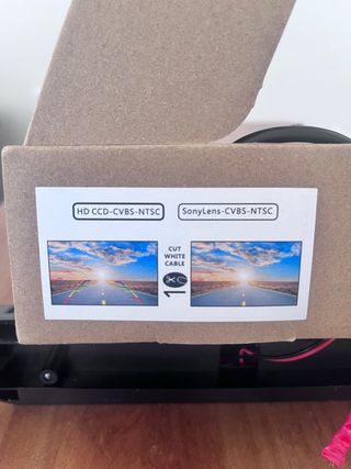 Cámara trasera coche HD CCD-CVBS-NTSC