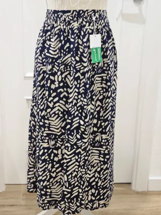 Falda Vila Talla 44 Estampada