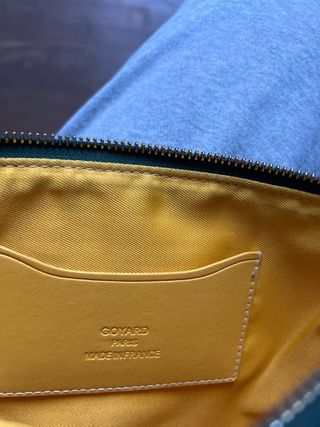 Pochette uomo Goyard verde