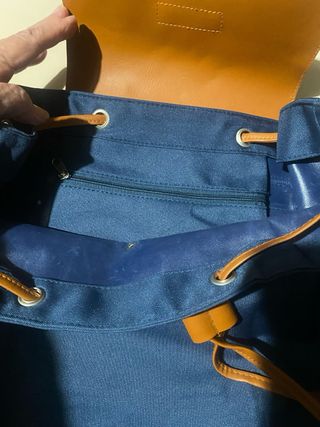 Set viaggio blu e marrone