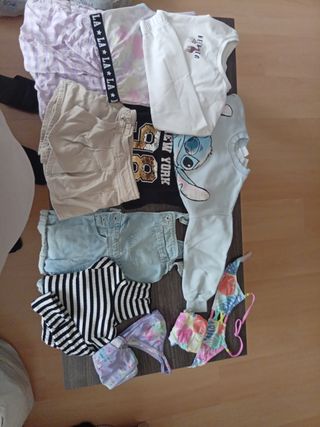 Lote Ropa Infantil Niña talla 7 a 10