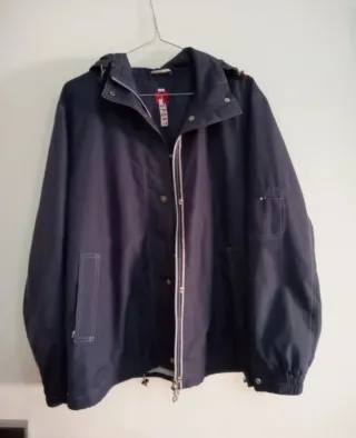 Anorak Cortavientos Azul Marino Fino