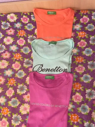 Camisetas Benetton Manga Corta