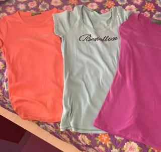Camisetas Benetton Manga Corta