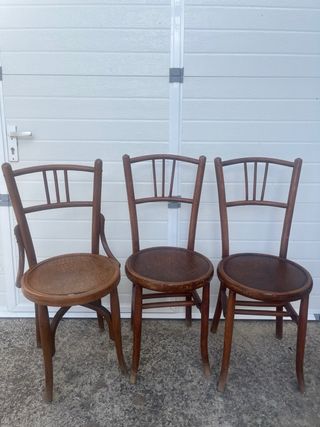 sillas de madera antiguas , 11