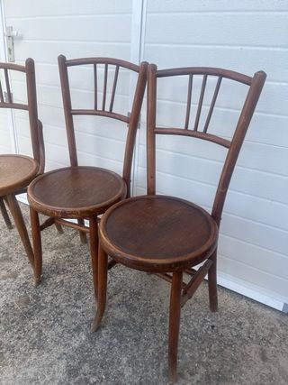 sillas de madera antiguas , 11
