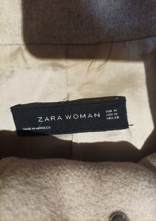 Parka Zara Mujer Beige