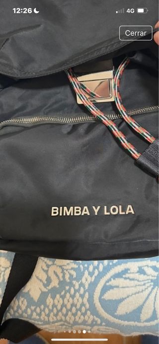 MOCHILA BIMBA Y LOLA ORIGINAL NUEVA COLOR NEGRO 