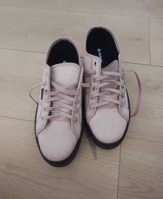 Zapatillas Victoria plataforma rosas