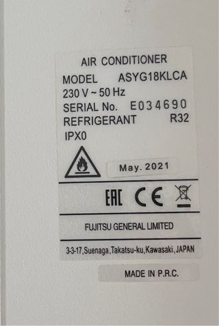 Frigoriferi Fujitsu 4600+condizionatore d'aria EXT 