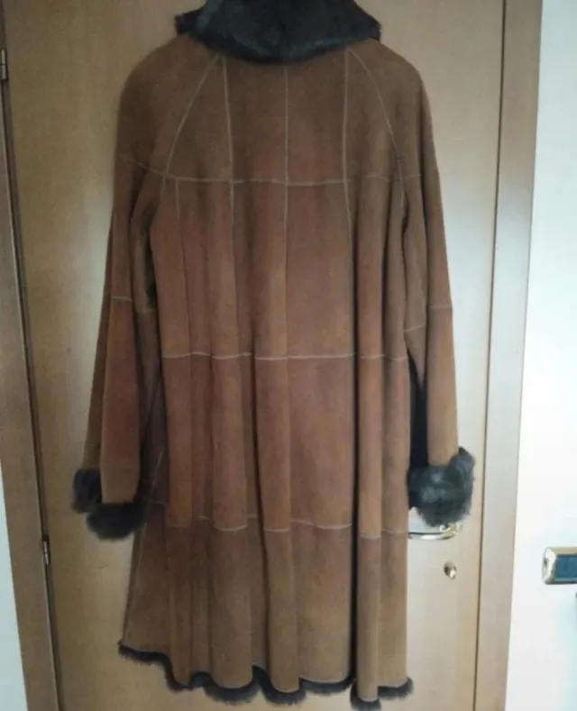 Montone donna marrone