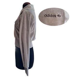 Chaqueta Adidas Terciopelo Vintage 90s Beige