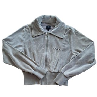 Chaqueta Adidas Terciopelo Vintage 90s Beige