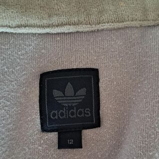 Chaqueta Adidas Terciopelo Vintage 90s Beige