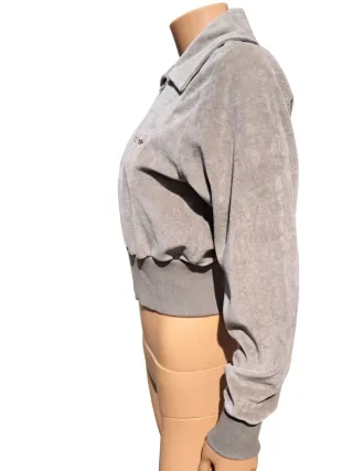 Chaqueta Adidas Terciopelo Vintage 90s Beige