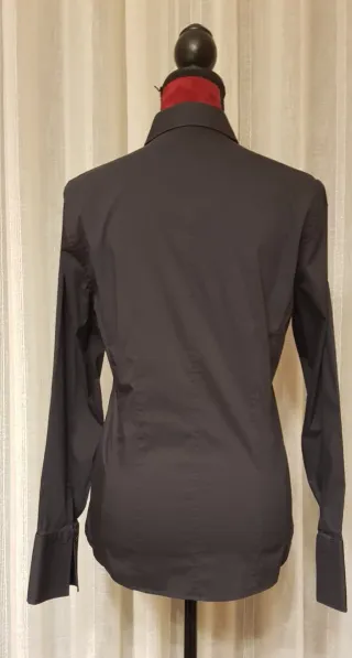 Camisa Vincenzo Boretti Negra Mujer