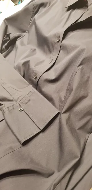 Camisa Vincenzo Boretti Negra Mujer