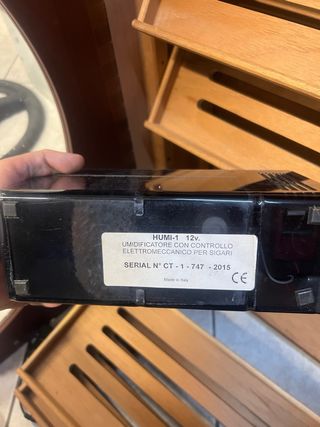 umidificatore per sigari 