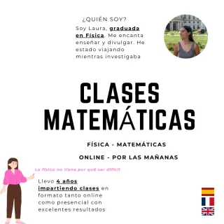 Clases de matemáticas y física.