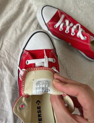 Zapatillas Converse Rojas Talla 40