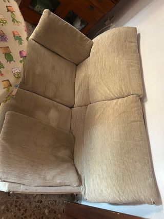 Sofá de 2 plazas beige