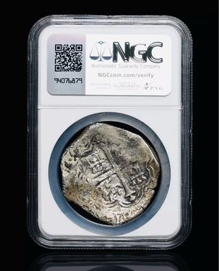 Moneda Antigua Plata Felipe III/IV México
