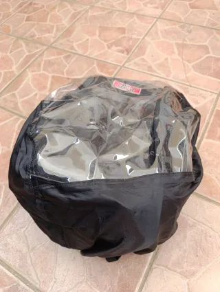 Mochila Moto Ultimate Speed Negra/Gris