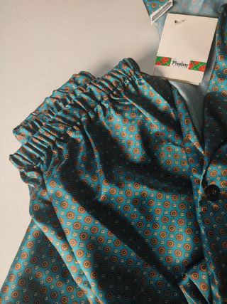 Pigiama uomo raso lusso bottoni