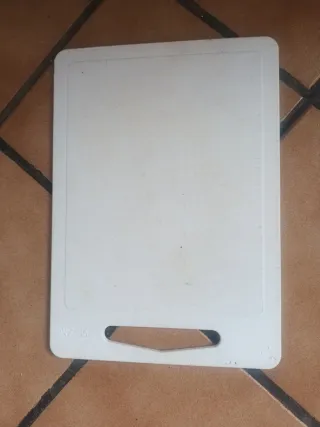 Tabla de cocina blanca