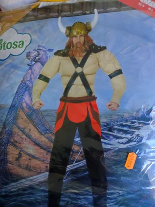 Disfraz Vikingo musculoso talla XL 