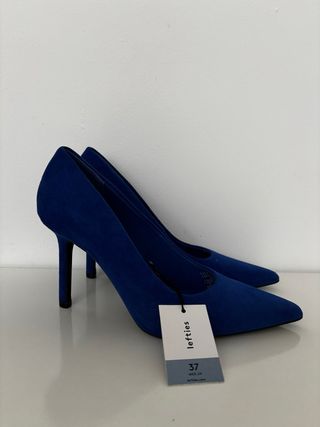Zapatos de tacón Lefties azul talla 37