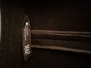 Chaqueta lana cortavientos negra HOMBRE 