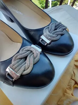 Ballerine nere Cinzia Valle Tg. 35