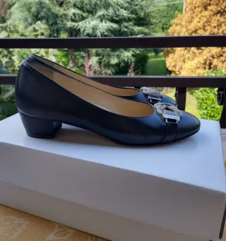 Ballerine nere Cinzia Valle Tg. 35