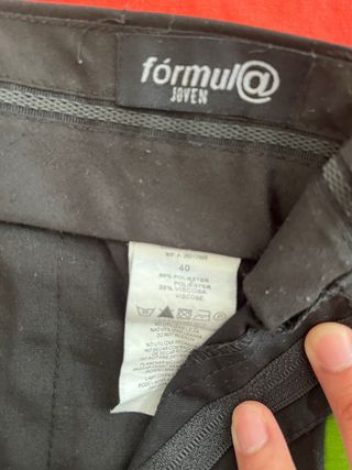 Pantalón de traje negro