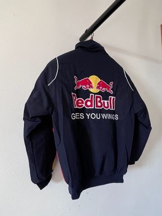 Chaqueta Retro RedBull Bomber Color Azul Vintage