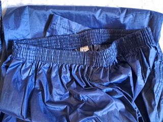 Pantalón impermeable lluvia azul XL