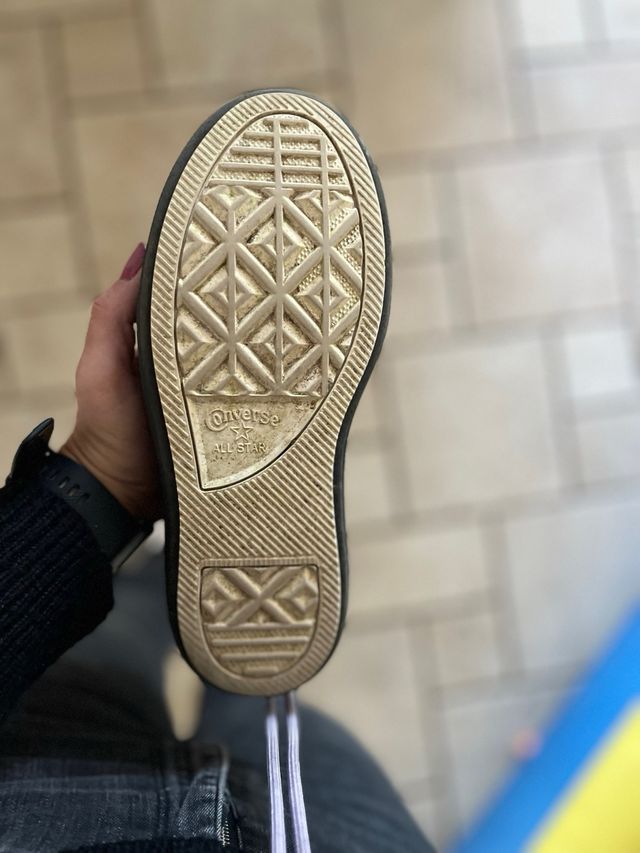 Converse All Star nere taglia 37