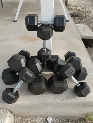 Mancuernas Hexagonales 