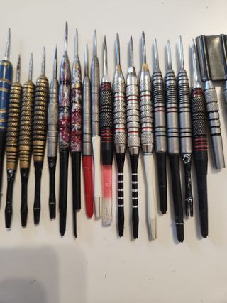Lote Dardos Metálicos Acero Antiguos profesionales