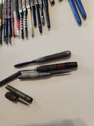 Lote Dardos Metálicos Acero Antiguos profesionales
