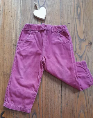 Pantaloni Du pareil au même 18 mesi color lampone